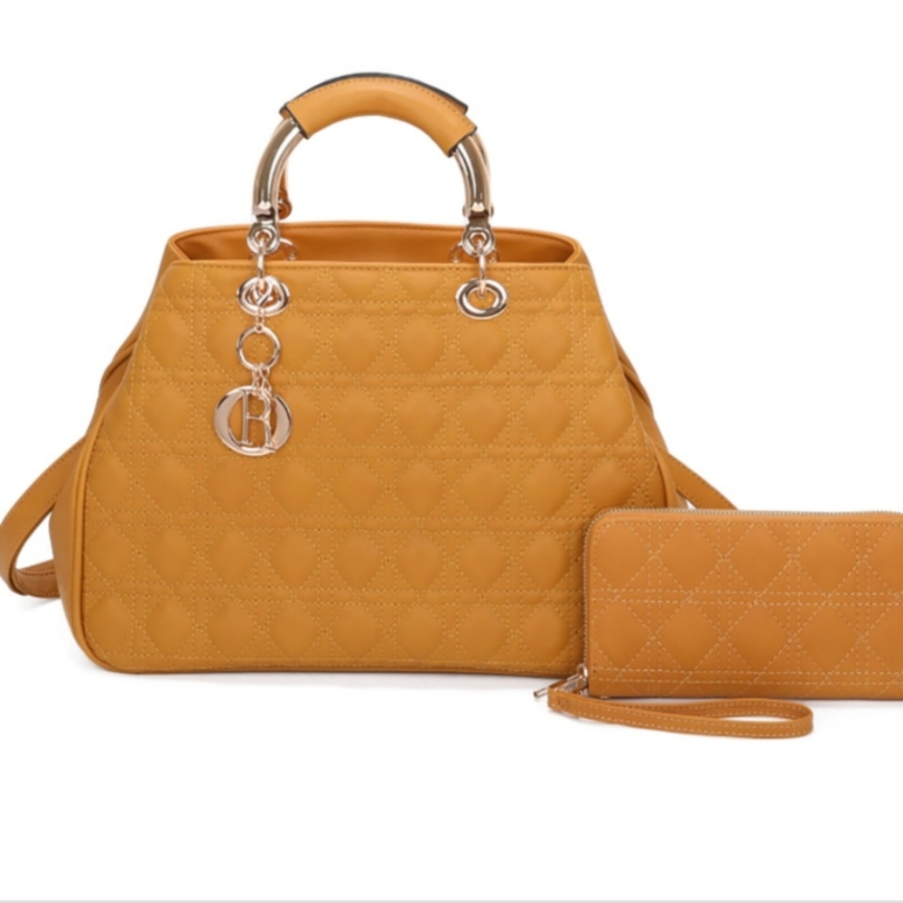 Mustard Gold purse set.
